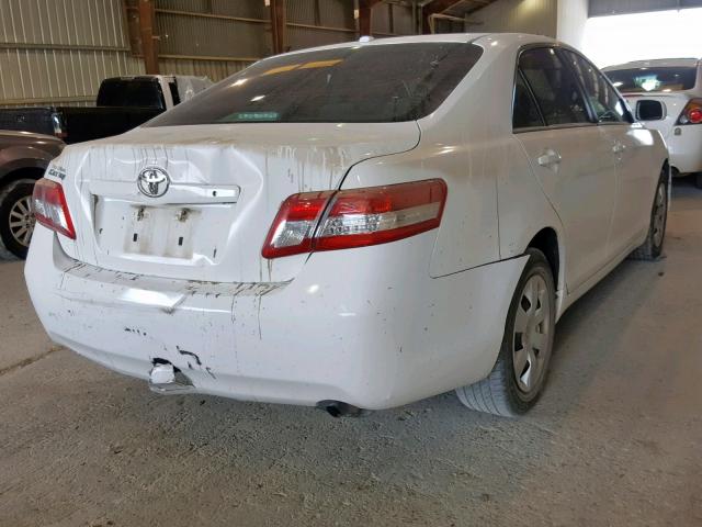 4T1BF3EK9AU513661 - 2010 TOYOTA CAMRY BASE WHITE photo 4