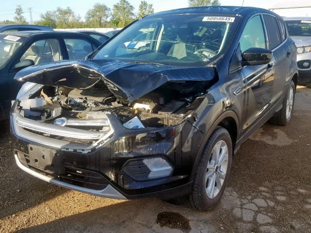 1FMCU9GD0HUE66395 - 2017 FORD ESCAPE SE Schwarz Foto 2