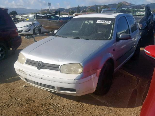 9BWDE61J724001855 - 2002 VOLKSWAGEN GTI BASE SILVER photo 2