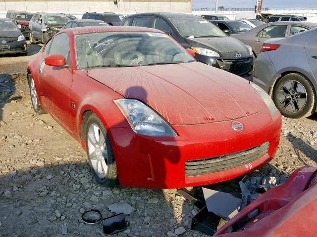 JN1AZ34D64T165907 - 2004 NISSAN 350Z COUPE RED photo 1