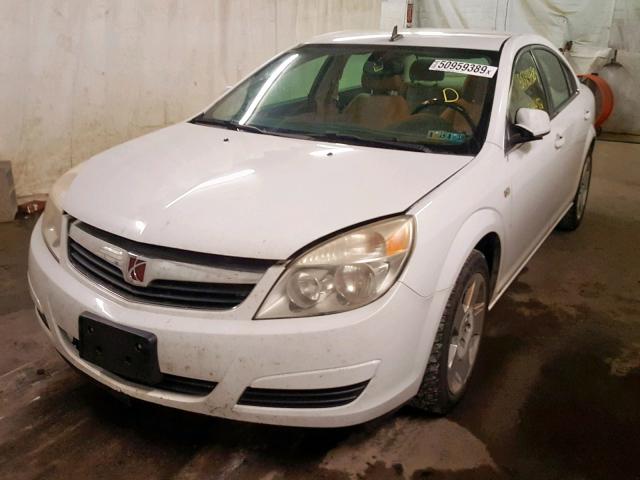 1G8ZS57B09F236819 - 2009 SATURN AURA XE WHITE photo 2