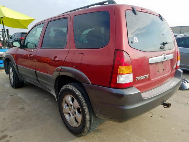 4F2CZ96123KM41287 - 2003 MAZDA TRIBUTE ES 红色 照片 3
