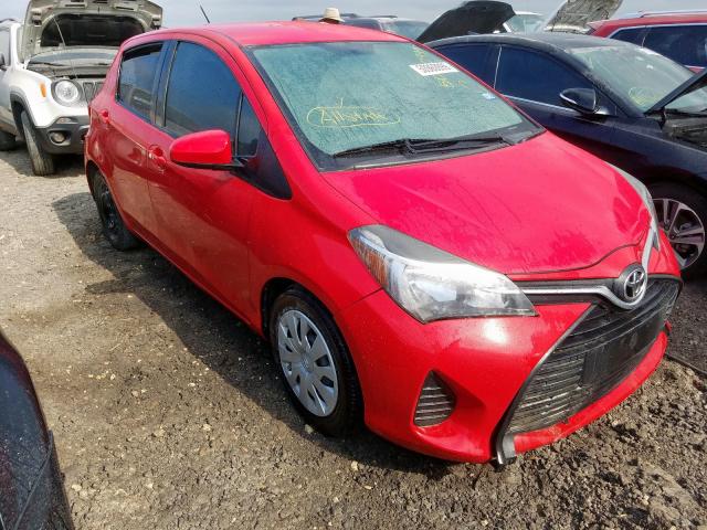 VNKKTUD30FA040181 - 2015 TOYOTA YARIS RED photo 1