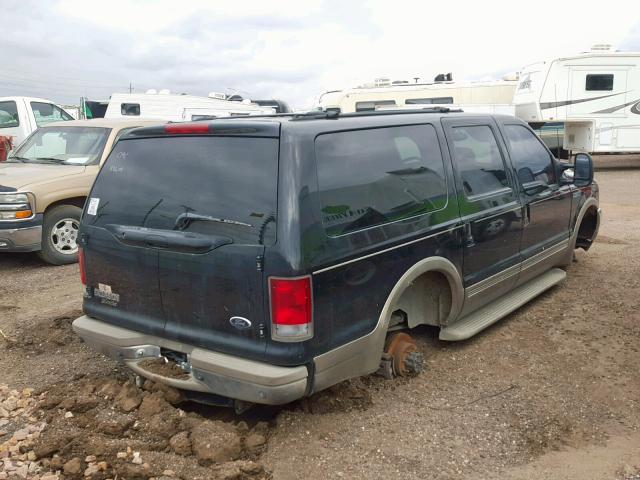 1FMSU43F6YEE50864 - 2000 FORD EXCURSION BLACK photo 4