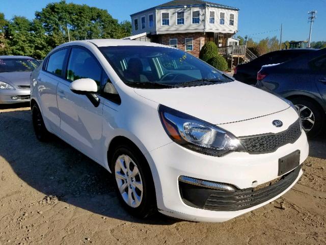 KNADM4A33H6012610 - 2017 KIA RIO LX WHITE photo 1