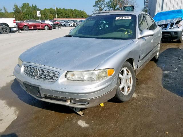 2G4WB55K311134384 - 2001 BUICK REGAL LS SILVER photo 2