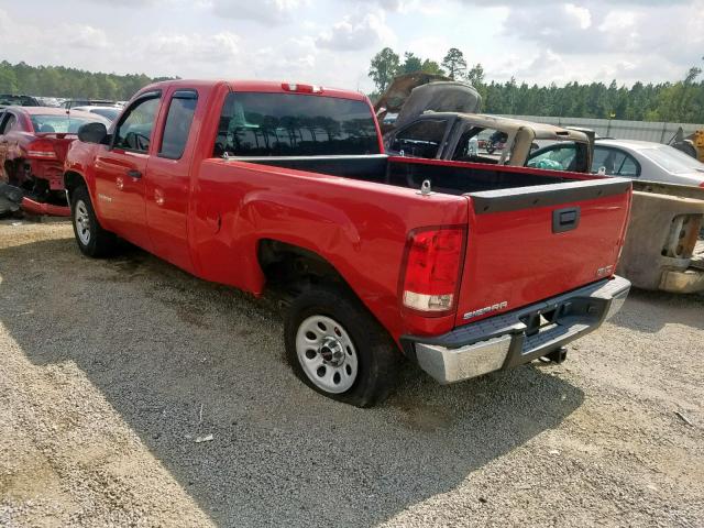 1GTR1TEX2BZ389766 - 2011 GMC SIERRA C15 RED photo 3