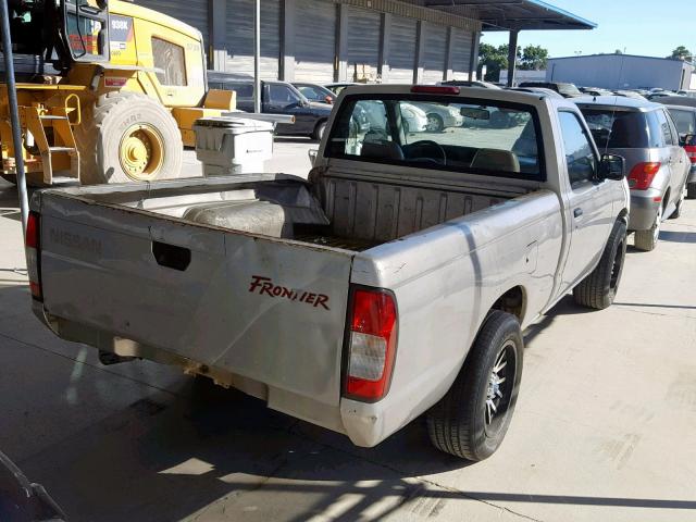 1N6DD21S9WC342424 - 1998 NISSAN FRONTIER X SILVER photo 4