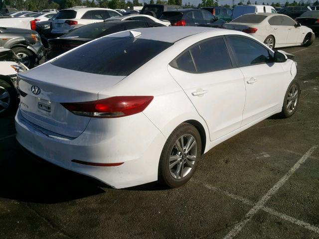 5NPD84LF6HH048232 - 2017 HYUNDAI ELANTRA WHITE photo 4