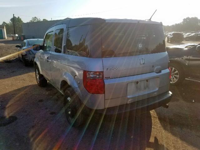 5J6YH28787L014269 - 2007 HONDA ELEMENT EX SILVER photo 3