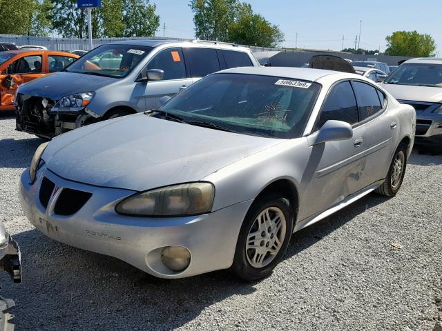 2G2WP522641255851 - 2004 PONTIAC GRAND PRIX SILVER photo 2