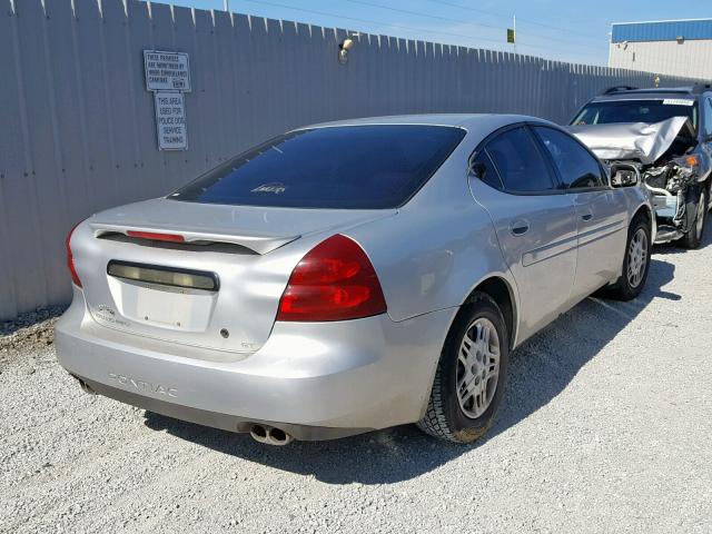 2G2WP522641255851 - 2004 PONTIAC GRAND PRIX SILVER photo 4