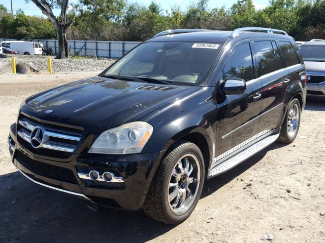 4JGBF7BE2AA596888 - 2010 MERCEDES-BENZ GL 450 4MA BLACK photo 2