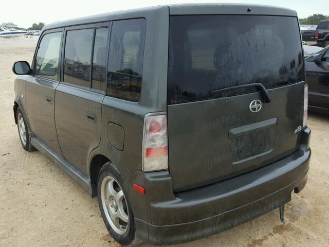 JTLKT324750216585 - 2005 TOYOTA SCION XB GREEN photo 3