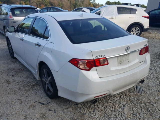 JH4CU2F87CC019981 - 2012 ACURA TSX SE WHITE photo 3