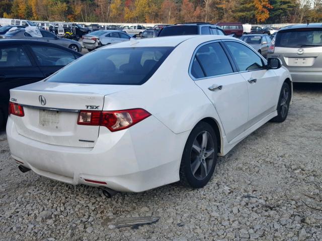 JH4CU2F87CC019981 - 2012 ACURA TSX SE WHITE photo 4