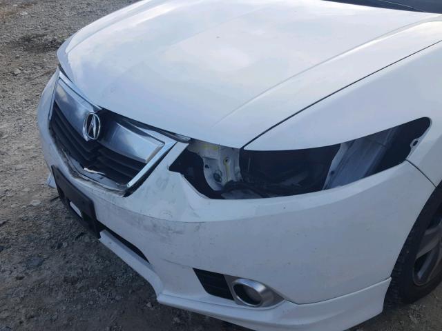 JH4CU2F87CC019981 - 2012 ACURA TSX SE WHITE photo 9