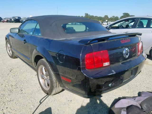 1ZVHT85H855193576 - 2005 FORD MUSTANG GT BLACK photo 3