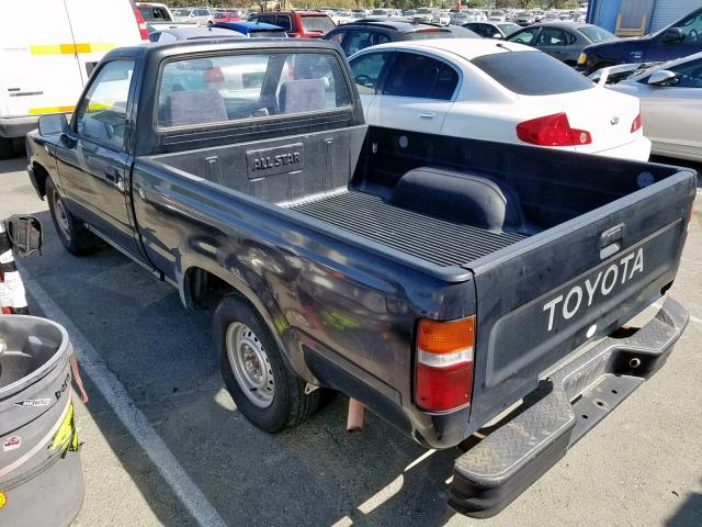 4TARN81A7NZ037933 - 1992 TOYOTA PICKUP 1/2 BLACK photo 3