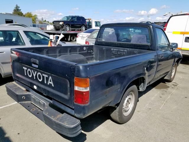 4TARN81A7NZ037933 - 1992 TOYOTA PICKUP 1/2 BLACK photo 4