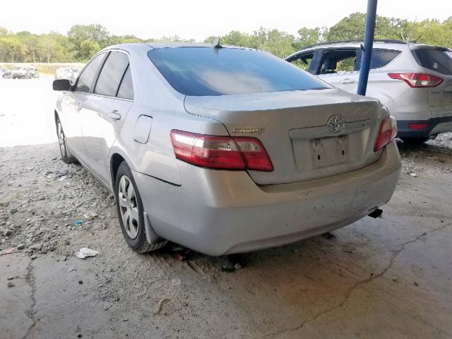 4T1BE46K07U119224 - 2007 TOYOTA CAMRY CE SILVER photo 3