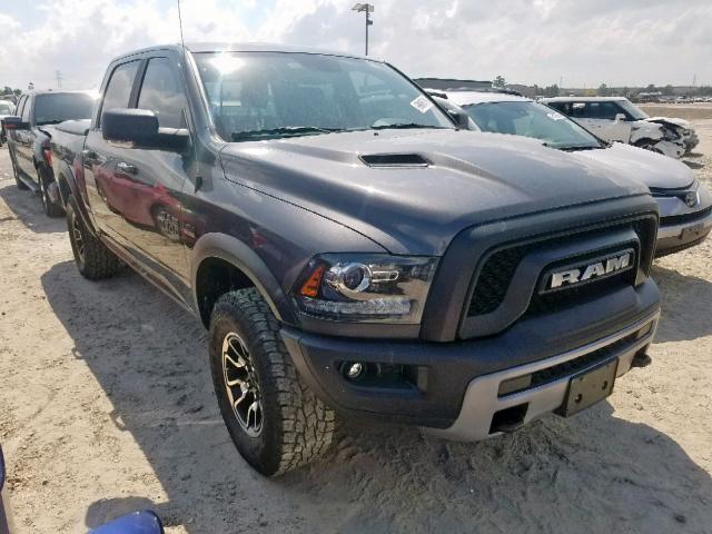 1C6RR7YT9JS110174 - 2018 RAM 1500 REBEL GRAY photo 1