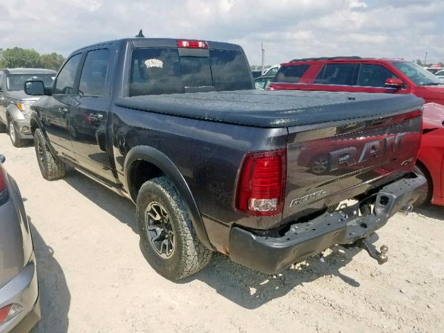 1C6RR7YT9JS110174 - 2018 RAM 1500 REBEL GRAY photo 3