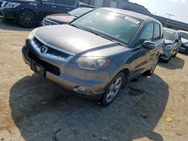 5J8TB18278A008056 - 2008 ACURA RDX GRAY photo 2