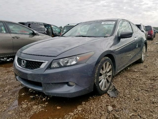 1HGCS22808A018141 - 2008 HONDA ACCORD EXL GRAY photo 2