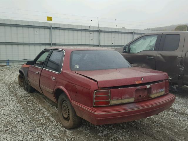 1G3AG55M4R6406091 - 1994 OLDSMOBILE CUTLASS CI RED photo 3