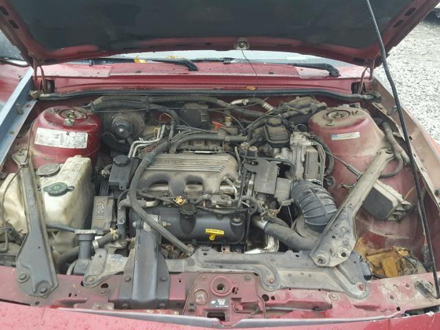 1G3AG55M4R6406091 - 1994 OLDSMOBILE CUTLASS CI RED photo 7