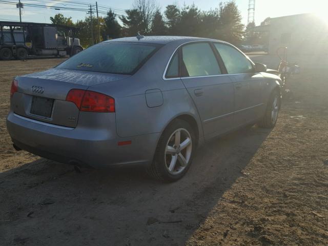 WAUDH78E47A033264 - 2007 AUDI A4 3.2 QUA GRAY photo 4