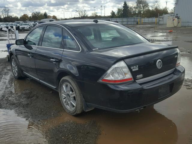 1MEHM43W08G614353 - 2008 MERCURY SABLE PREM BLACK photo 3