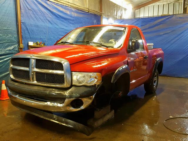 1D7HU16N83J602858 - 2003 DODGE RAM 1500 S RED photo 2