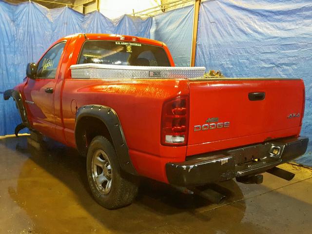 1D7HU16N83J602858 - 2003 DODGE RAM 1500 S RED photo 3