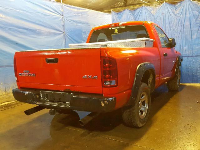 1D7HU16N83J602858 - 2003 DODGE RAM 1500 S RED photo 4