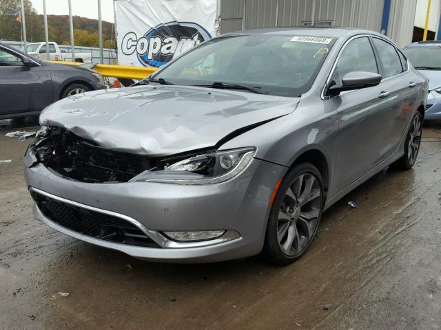 1C3CCCEG5FN700642 - 2015 CHRYSLER 200 C GRAY photo 2