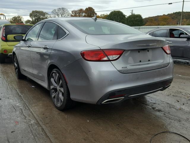 1C3CCCEG5FN700642 - 2015 CHRYSLER 200 C GRAY photo 3