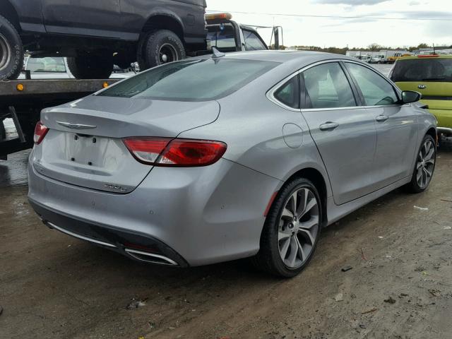 1C3CCCEG5FN700642 - 2015 CHRYSLER 200 C GRAY photo 4