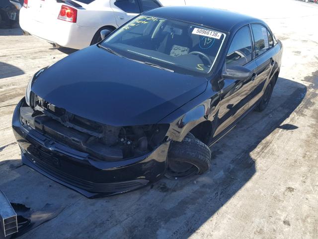 3VW2K7AJ3CM335061 - 2012 VOLKSWAGEN JETTA BASE Սև լուսանկար 2