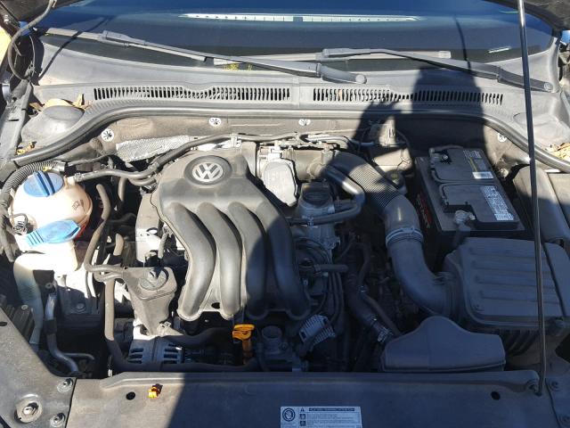 3VW2K7AJ3CM335061 - 2012 VOLKSWAGEN JETTA BASE Սև լուսանկար 7