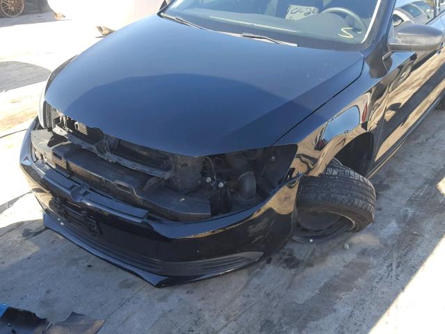 3VW2K7AJ3CM335061 - 2012 VOLKSWAGEN JETTA BASE Սև լուսանկար 9