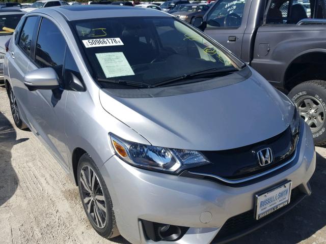 3HGGK5H85FM755331 - 2015 HONDA FIT EX GRAY photo 1