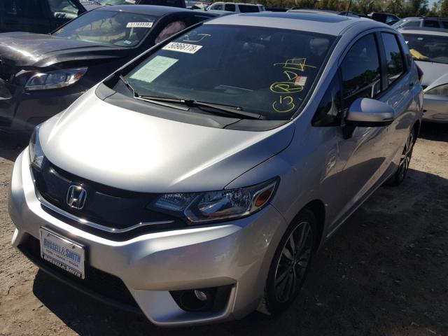 3HGGK5H85FM755331 - 2015 HONDA FIT EX GRAY photo 2