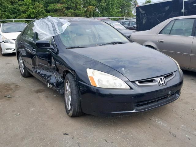 1HGCM66563A098801 - 2003 HONDA ACCORD EX BLACK photo 1