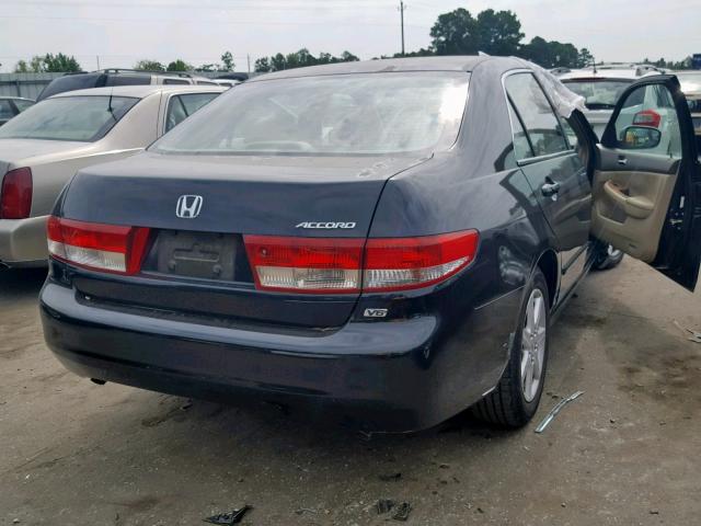 1HGCM66563A098801 - 2003 HONDA ACCORD EX BLACK photo 4