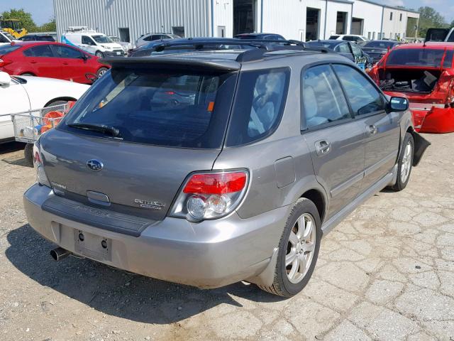 JF1GG68606H806751 - 2006 SUBARU IMPREZA OU GRAY photo 4