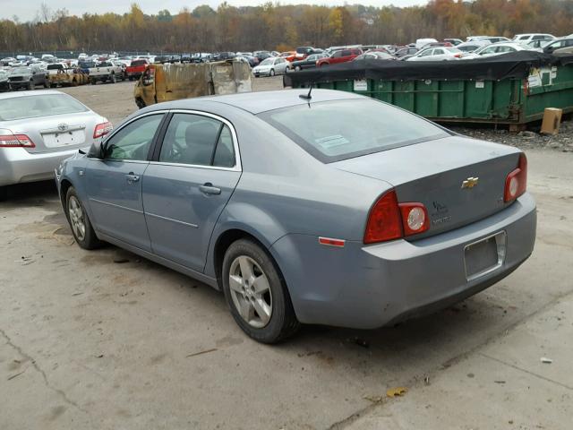 1G1ZG57B284293842 - 2008 CHEVROLET MALIBU LS 蓝色 照片 3