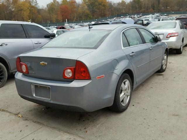1G1ZG57B284293842 - 2008 CHEVROLET MALIBU LS 蓝色 照片 4