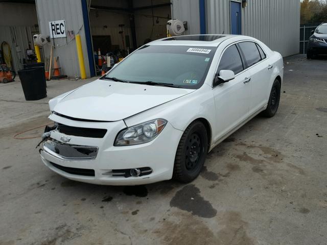 1G1ZE5EB5AF266816 - 2010 CHEVROLET MALIBU LTZ თეთრი ფოტო 2